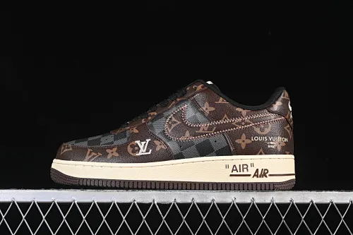 All categories Nk Air Force 1 Air Force series Nk Air Force 1 Low Air Force low top Nike Air Force 1'07 Low LV joint coffee gray Air Force 1 low top casual sneakers SC0601-563